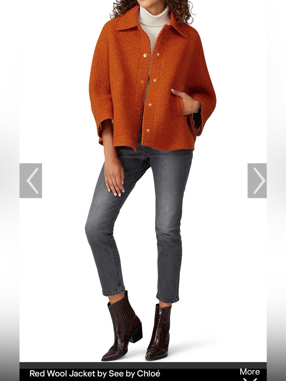 See By Chloe Wool Jacket - Size FR 42/US 10